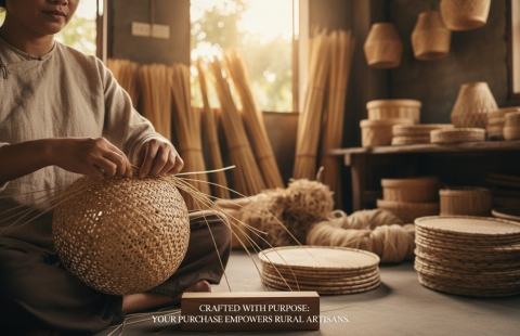 The Ripple Effect: How Your Sustainable Sourcing Elevates Home Decor and Empowers Rural Communities